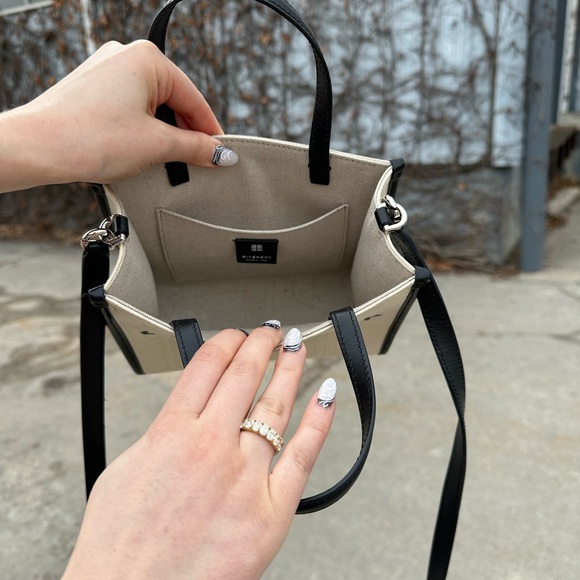 Givenchy Mini G-Tote Shopping Bag In 4G Coated Canvas - Picture 7 of 17